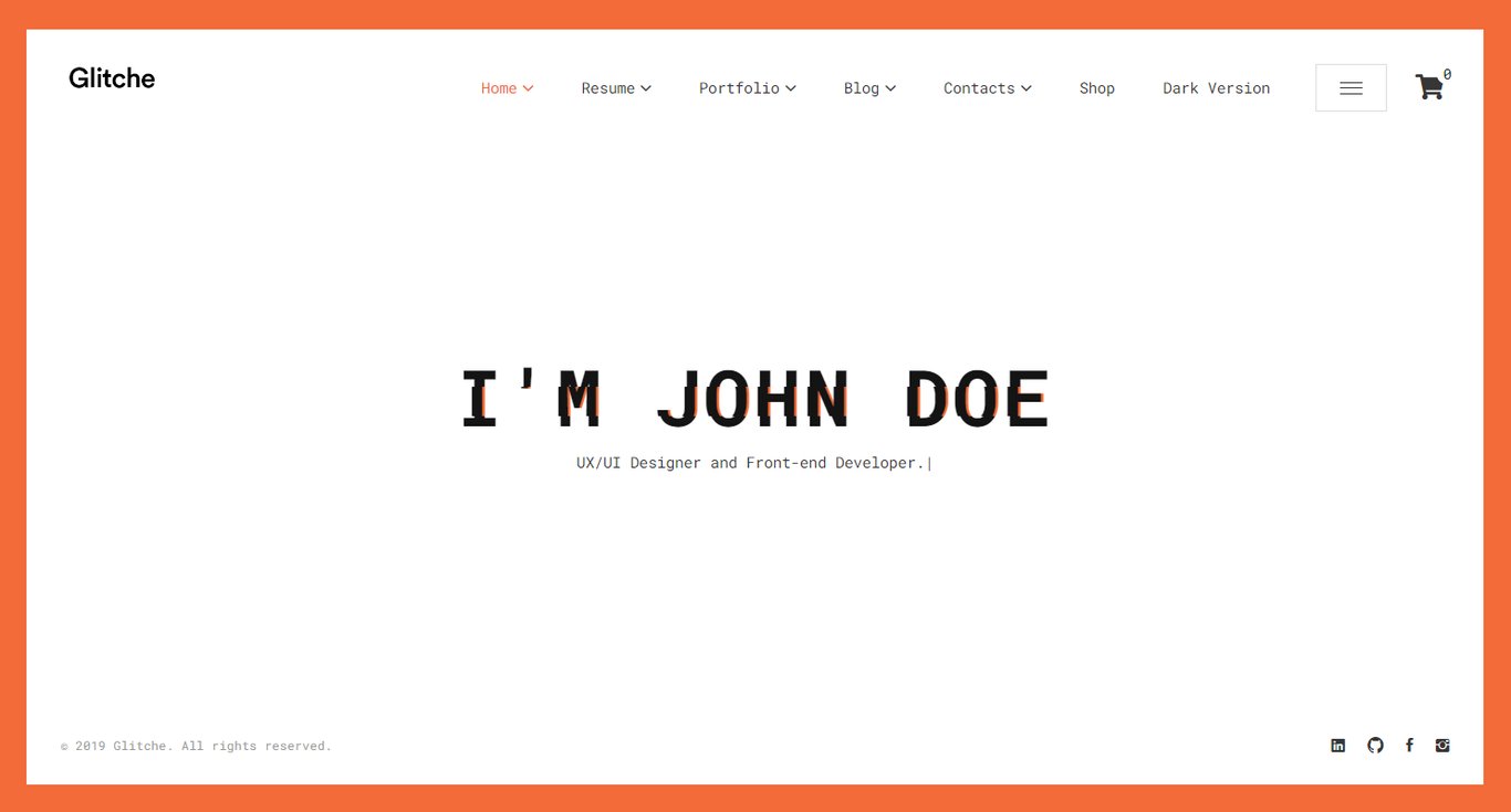 Glitche's demo preview