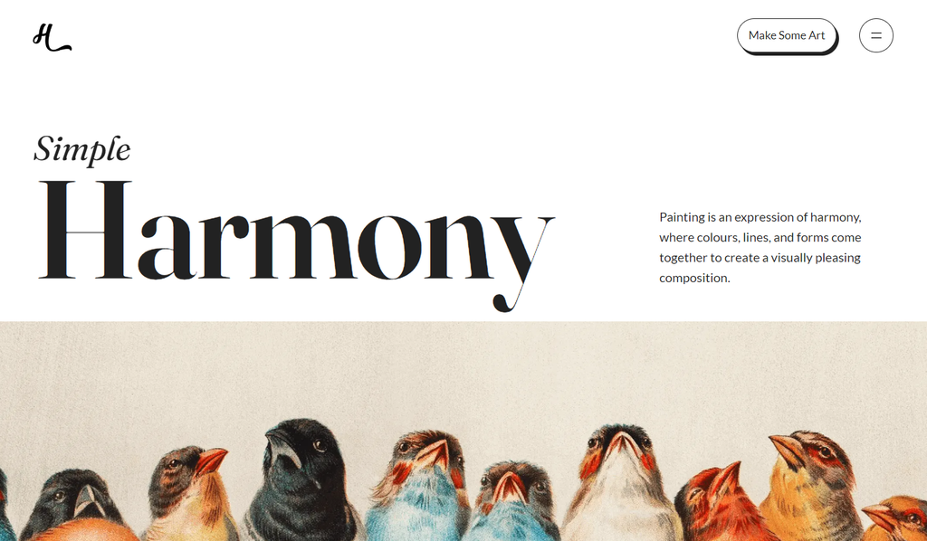 Simple Harmony's demo preview