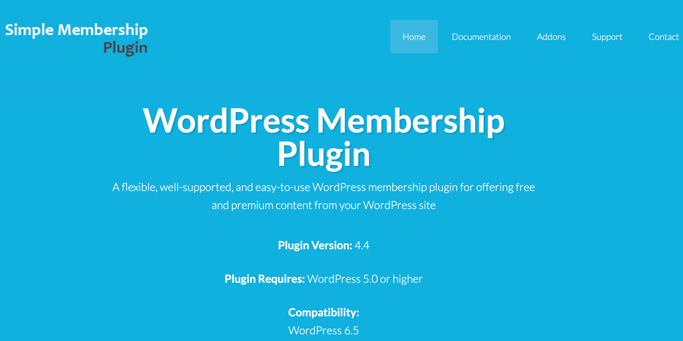 a free WordPress membership plugin