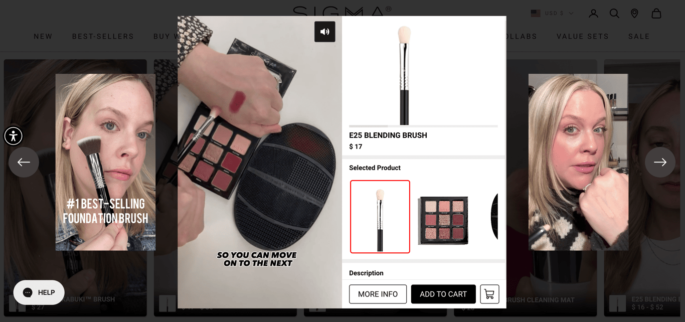 Tom Dixon store's Recently Viewed section