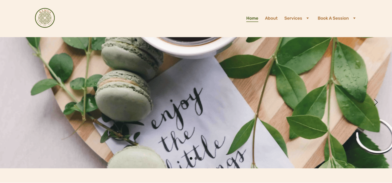 Ramos Wellness landing page