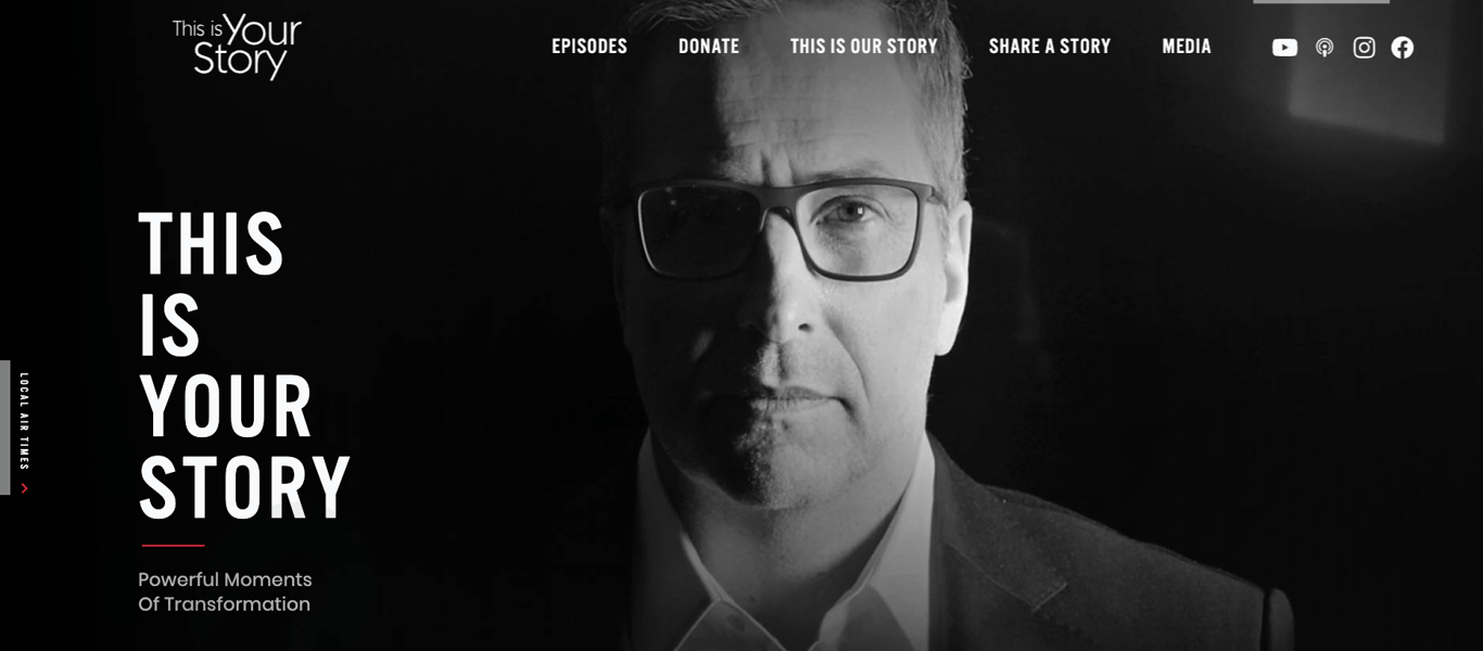 This Is Your Story podcast website