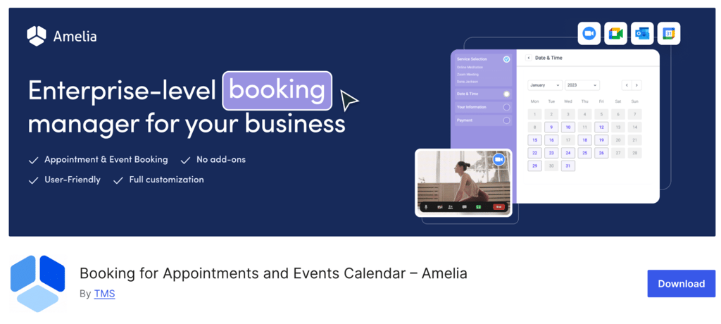 Amelia plugin banner
