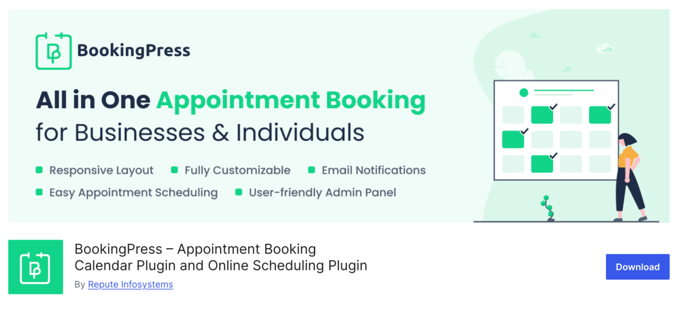 BookingPress plugin banner