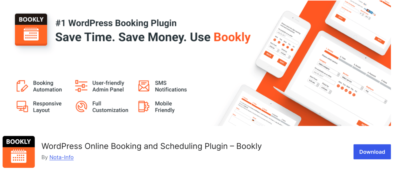 Bookly plugin banner