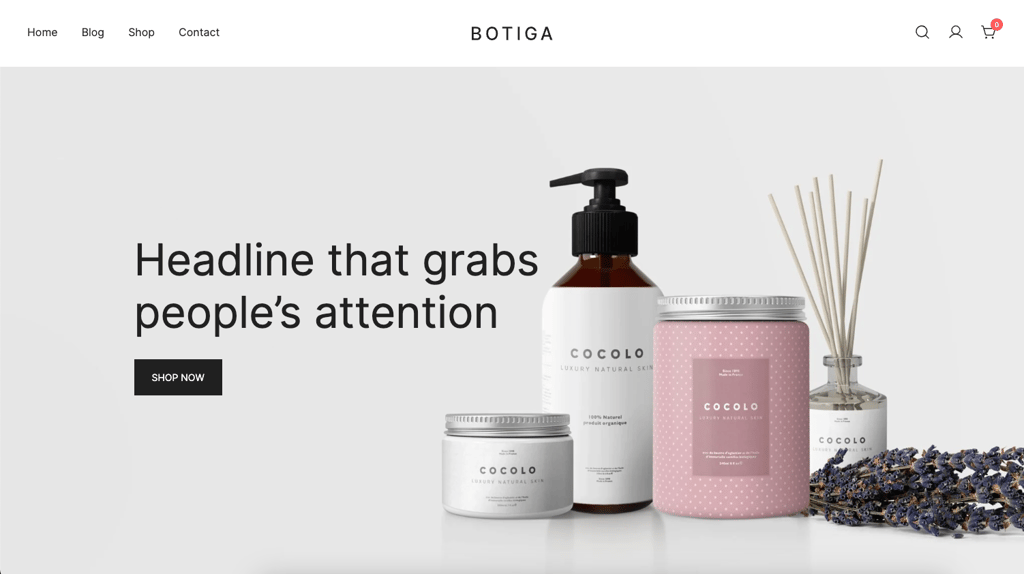 Botiga demo page