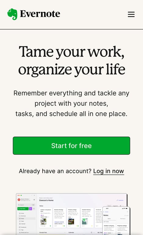 Examples of good button size and placing on mobile-optimized websites.