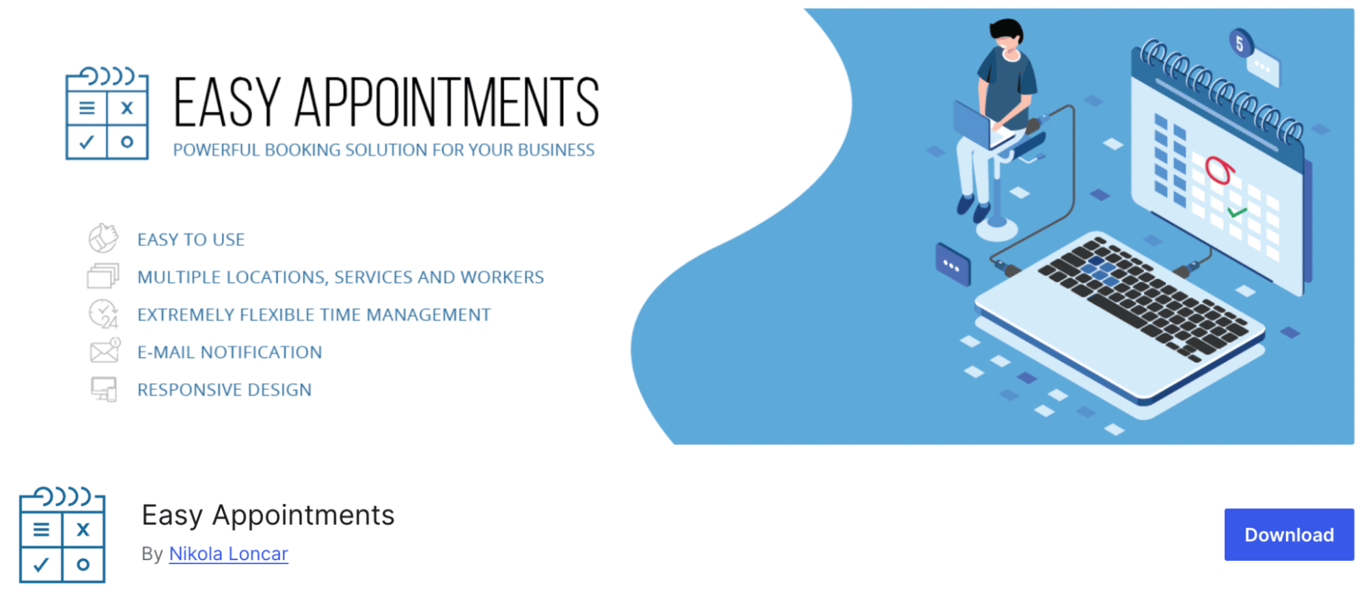 Easy Appointments plugin banner