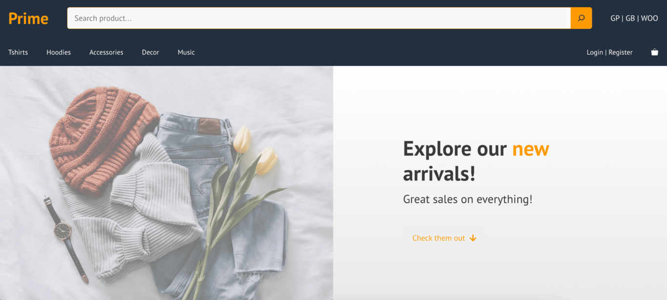 GeneratePress demo page