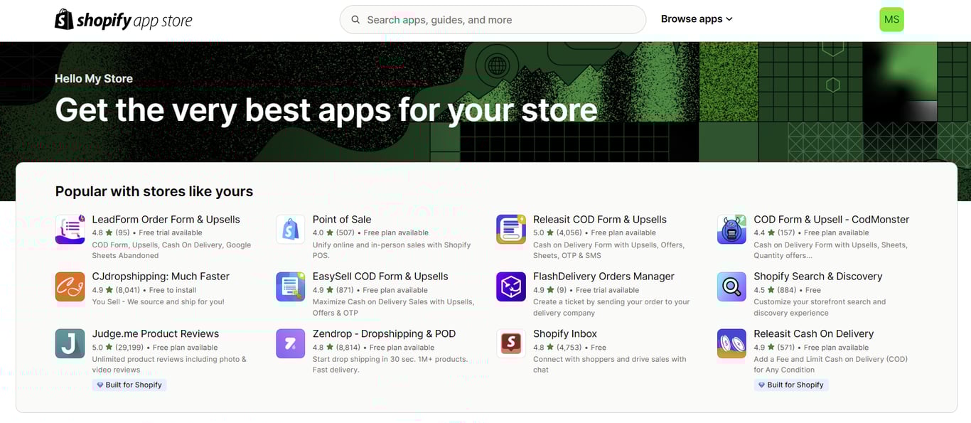Shopify App Store