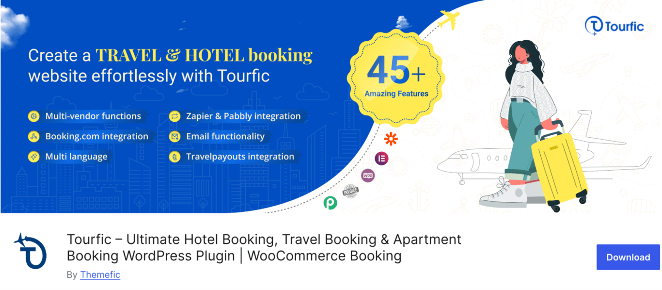 Tourfic plugin banner