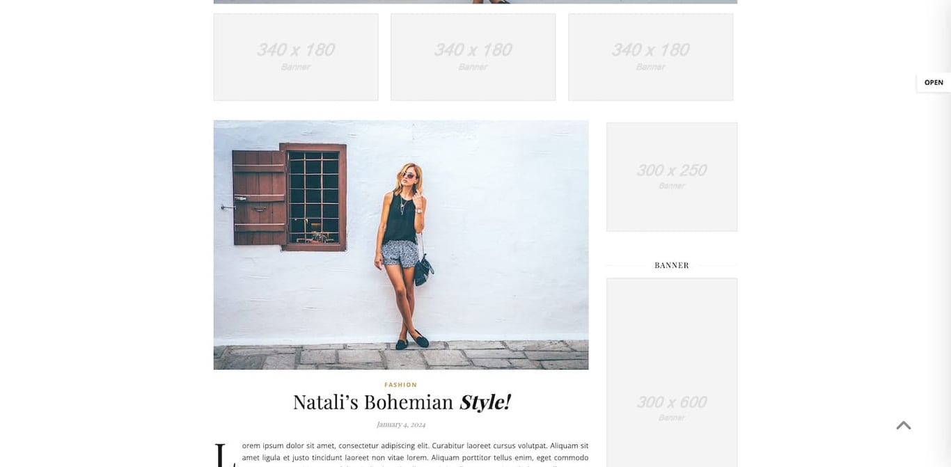 Ashe banner placement spaces