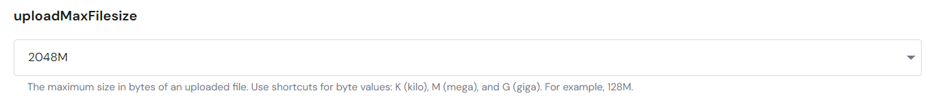 PHP maximum file upload size in Hostinger's hPanel