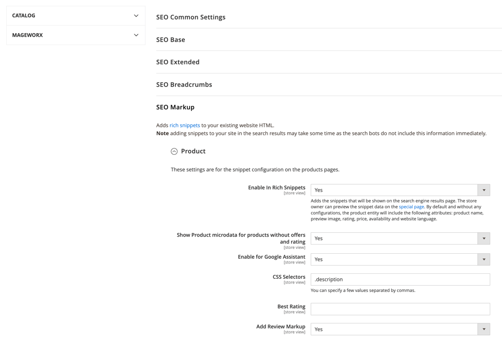 SEO Suite Ultimate Extension by Mageworx's demo admin