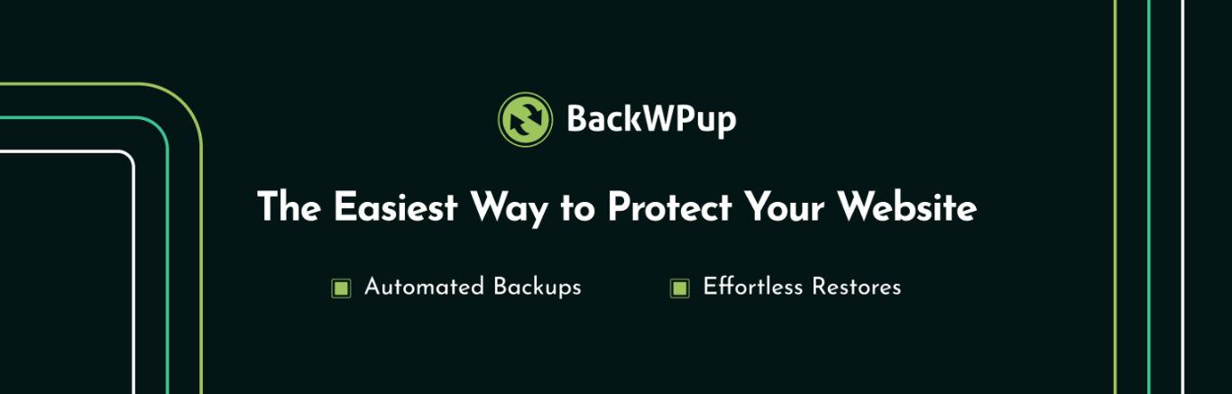 The BackWPup plugin banner