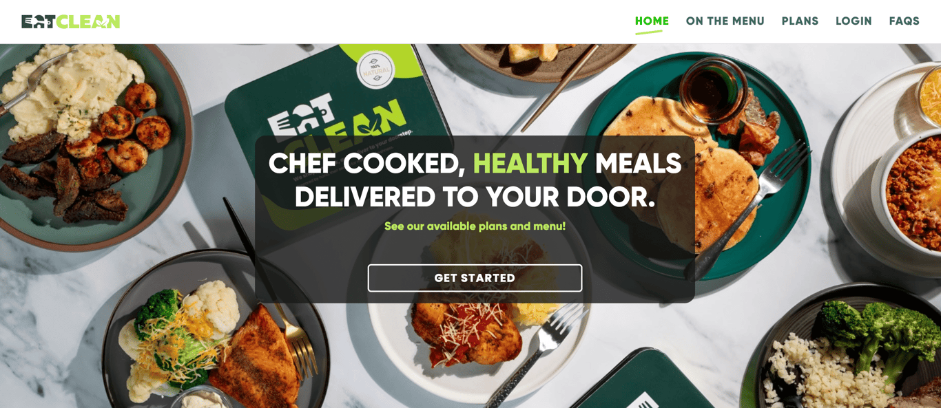 Eat Clean homepage