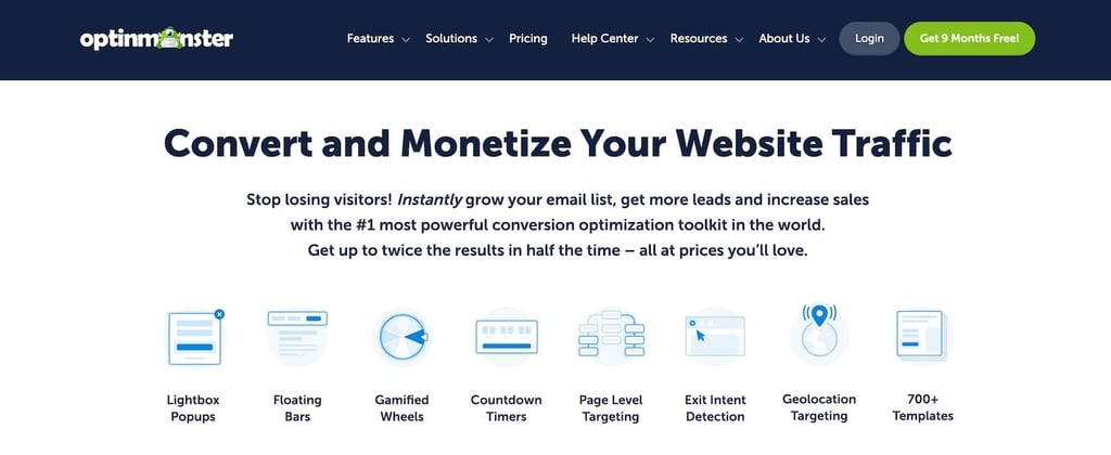 OptinMonster page builder