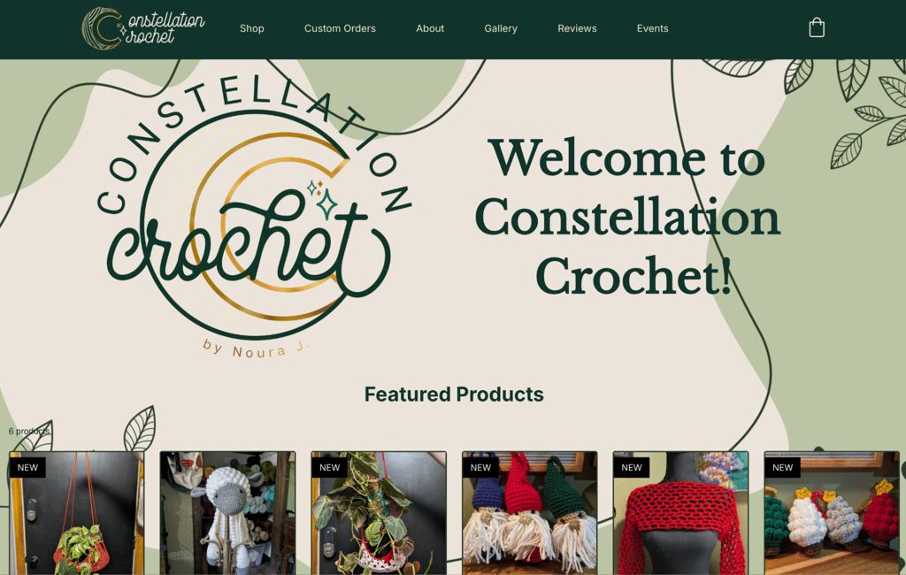 Constellation Crochet homepage