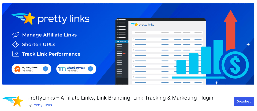 PrettyLinks - a tool for link cloaking