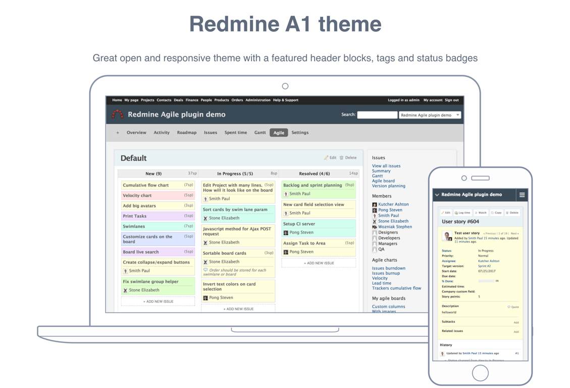 Redmine A1 theme