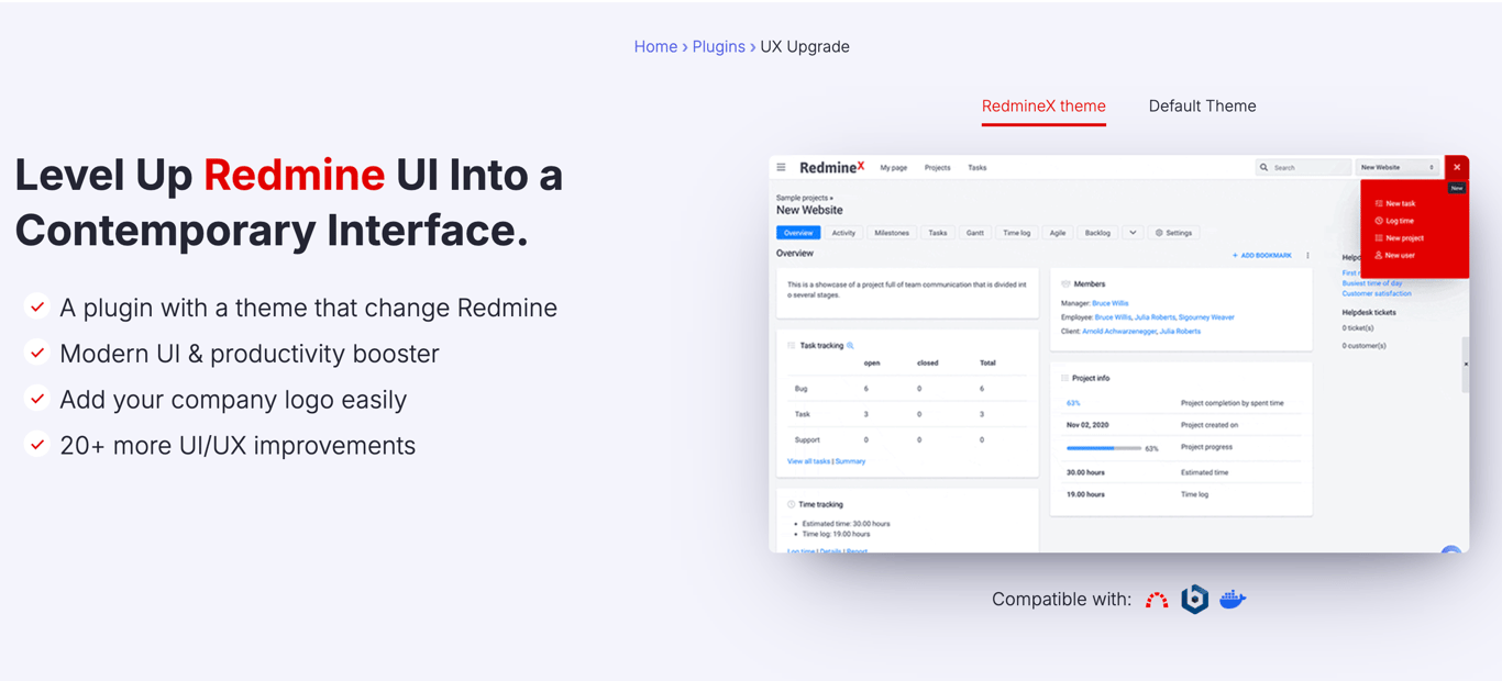 Redmine premium plugin