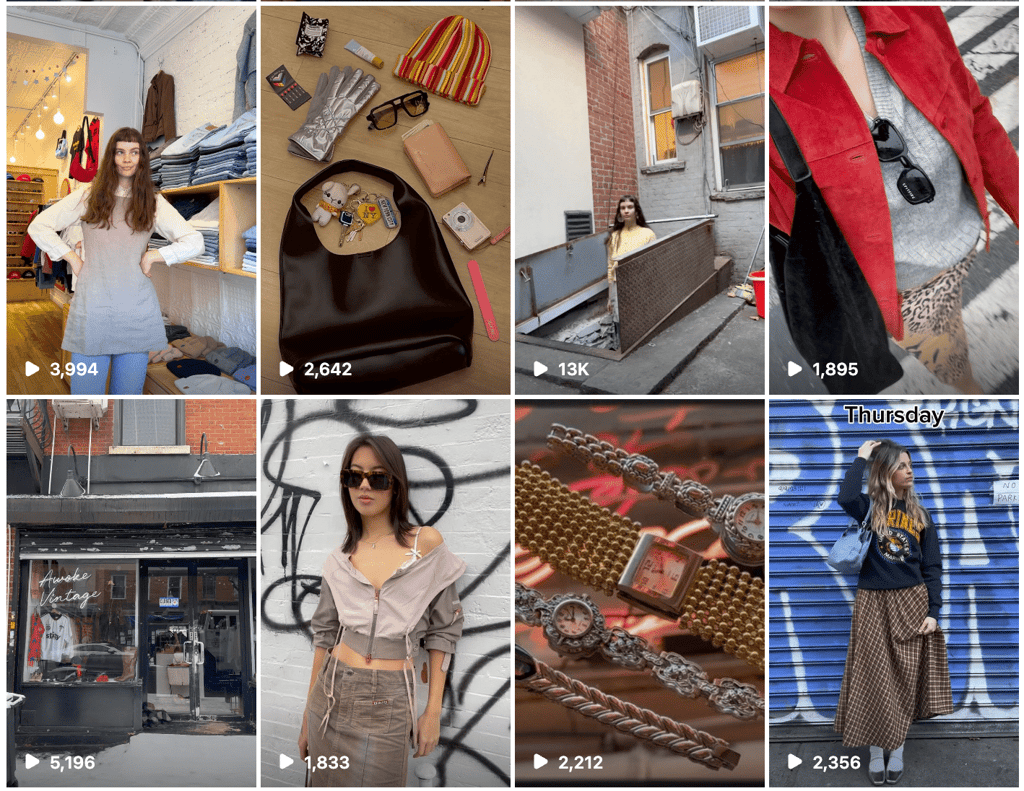 Avoke Vintage Instagram page
