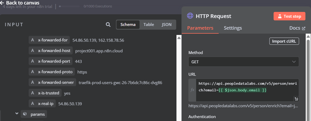 Adding an API from People Data Labs for structured data