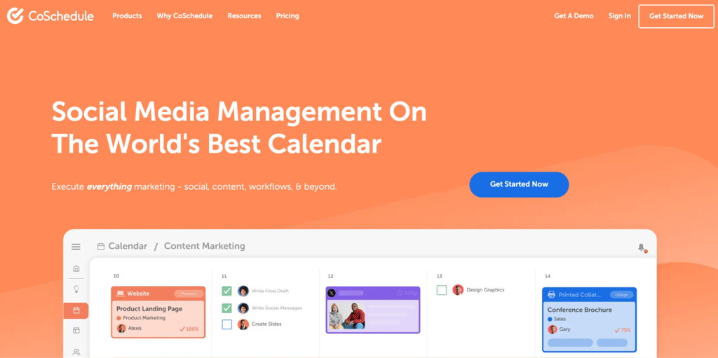 CoSchedule homepage