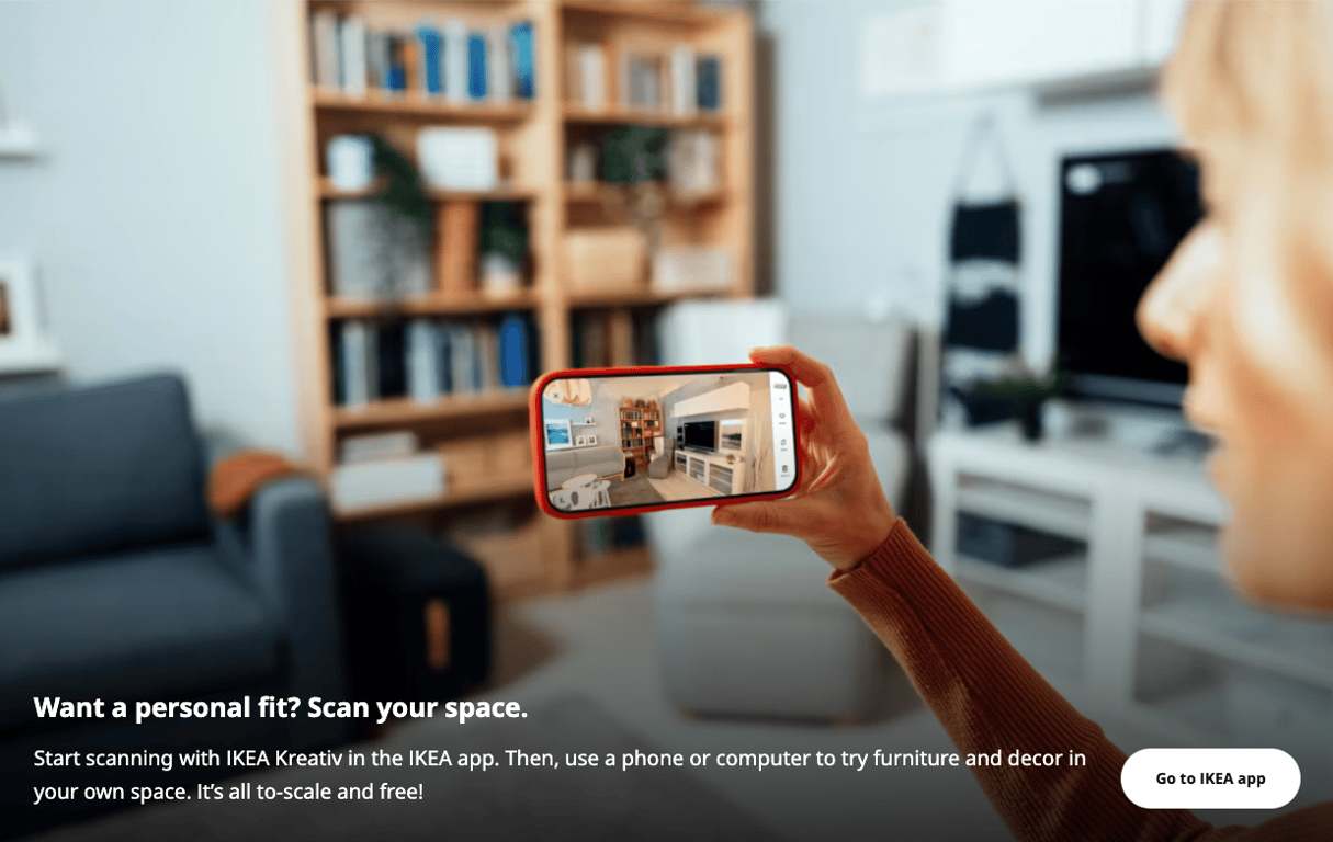 IKEA Kreativ AR solution
