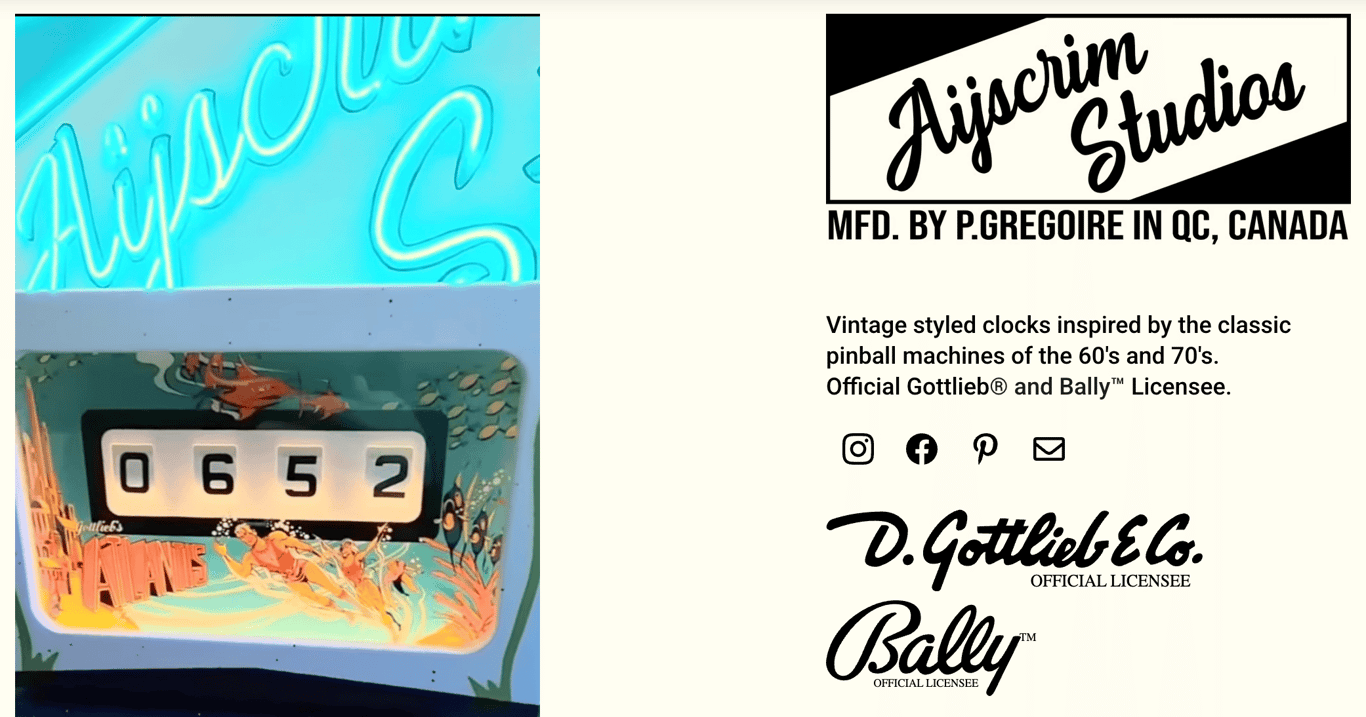 Homepage of Ayscrim Studios