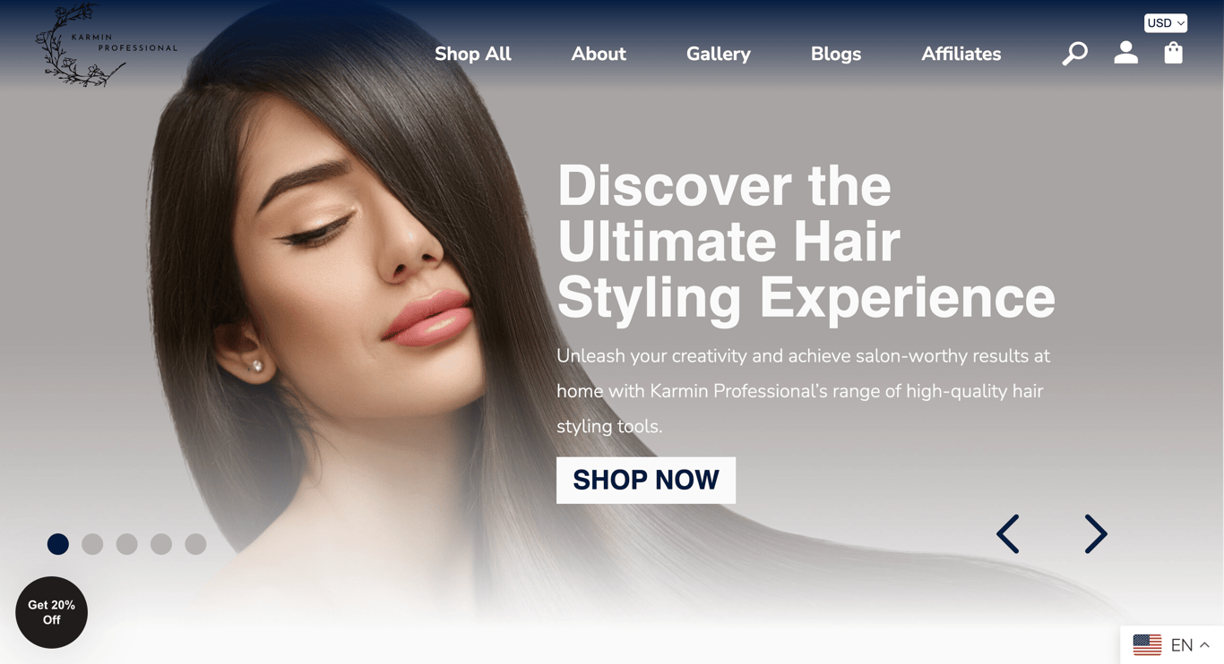 Karmin Professionals' homepage