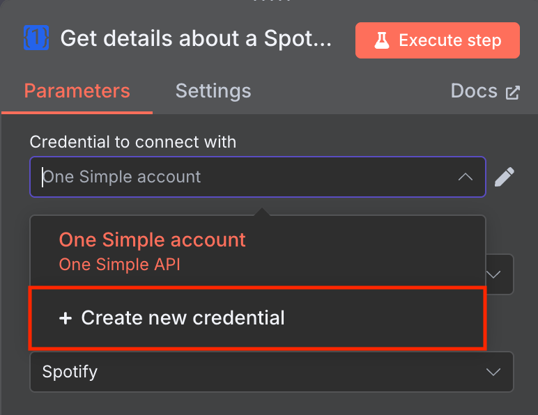 The OneSimpleAPI node authentication configuration setting