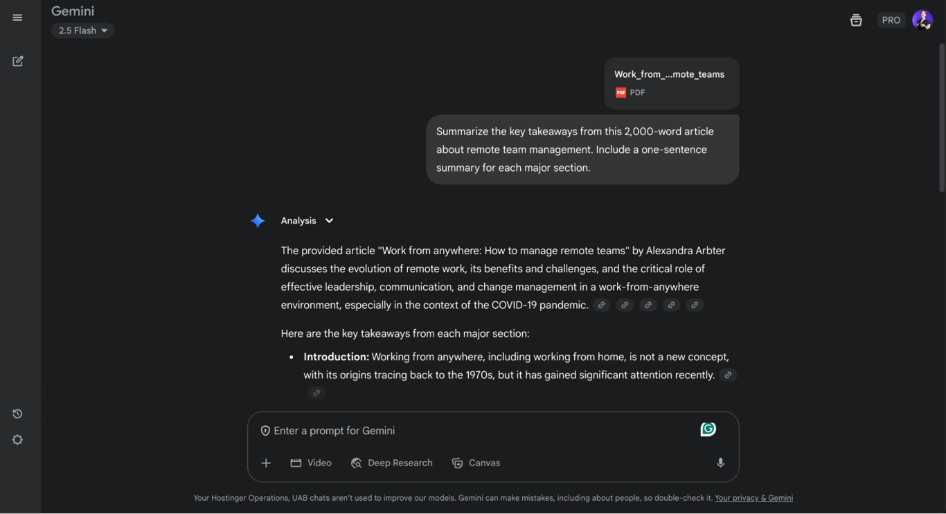Gemini-interface-summarizing-a-PDF