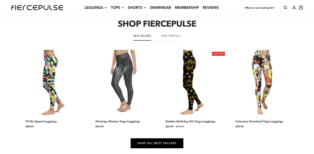 FIERCEPULSE product catalog