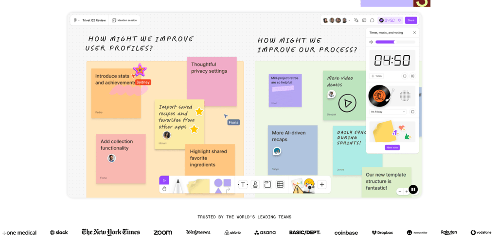 FigJam landing page hero image