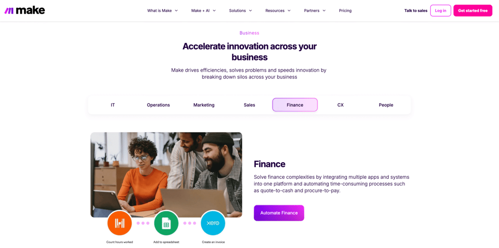 Make's homepage