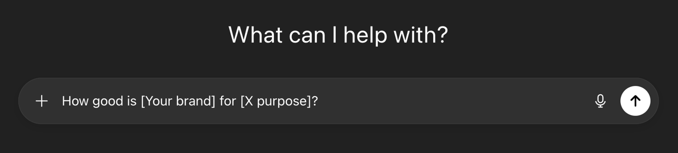Preview of prompt in ChatGPT