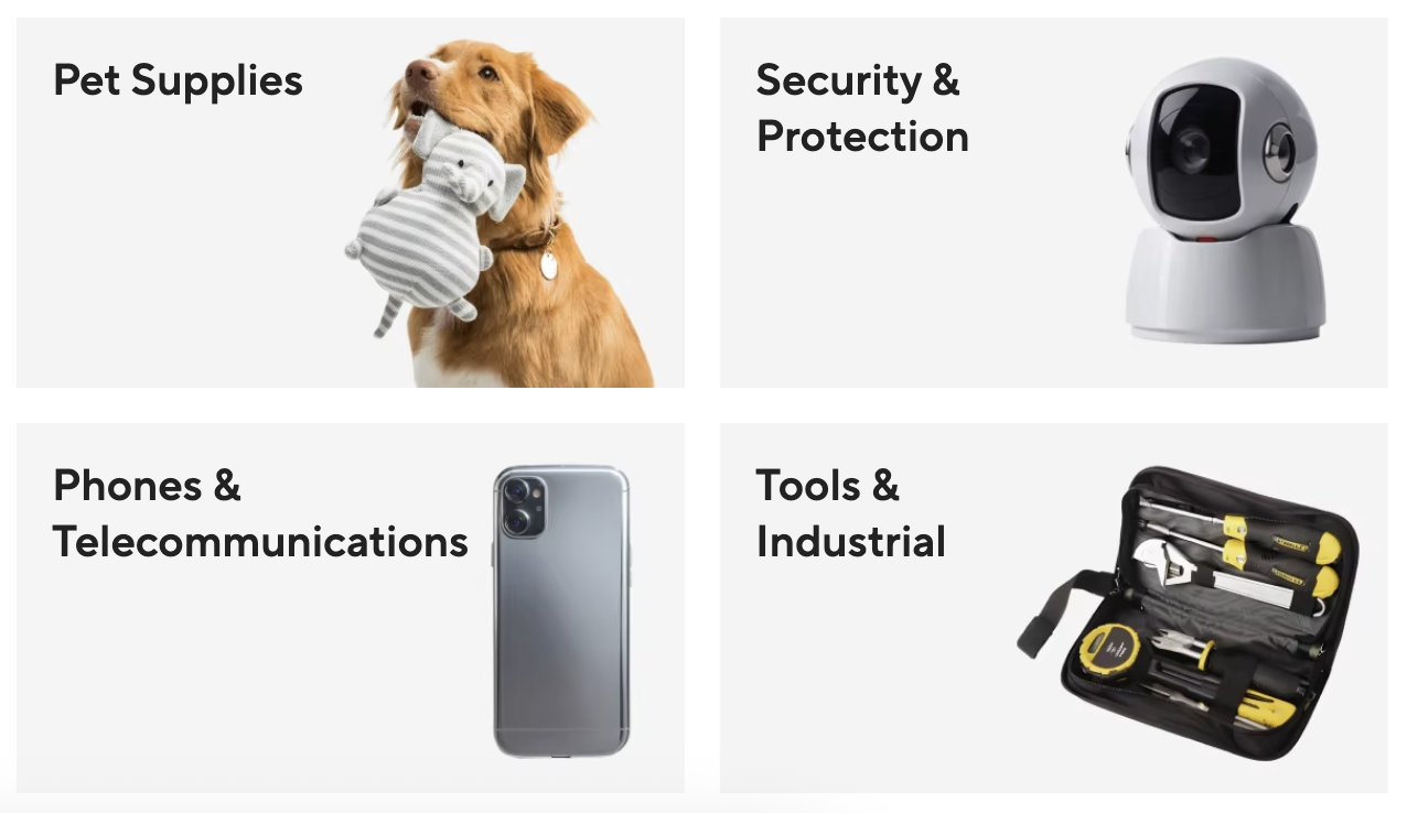 Products available on AliExpress