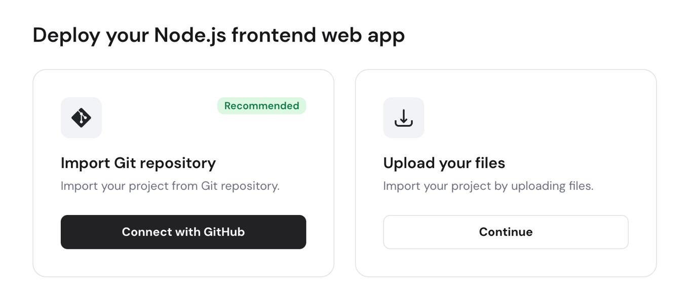 Hostinger cloud front-end hosting deployment options