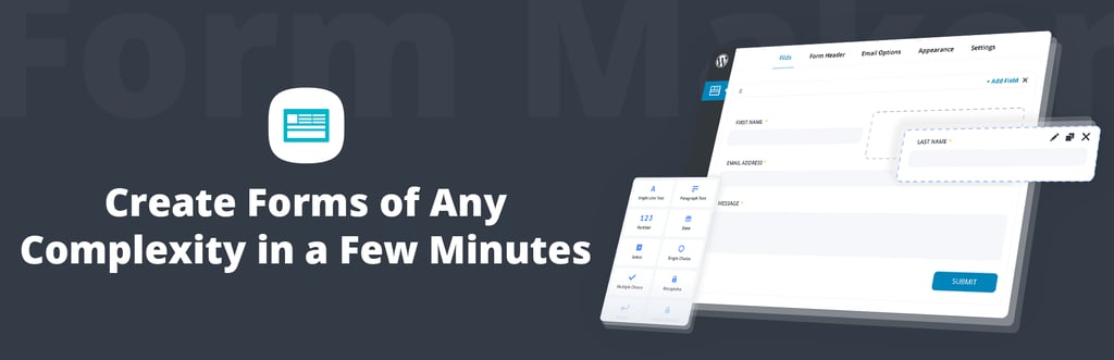 Form Maker plugin banner
