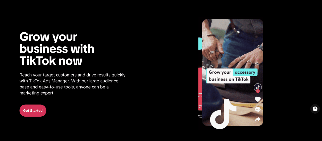 TikTok monetization page