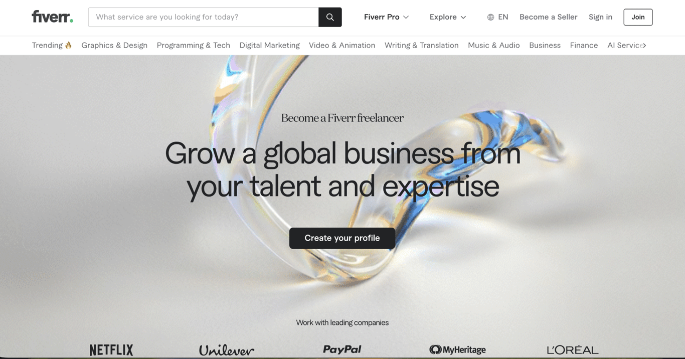 How to make money while traveling -  Fiverr Pro
