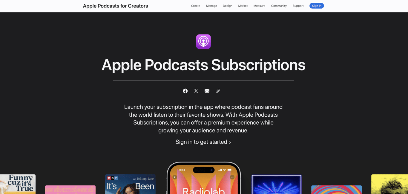 Apple Podcasts Subscriptions