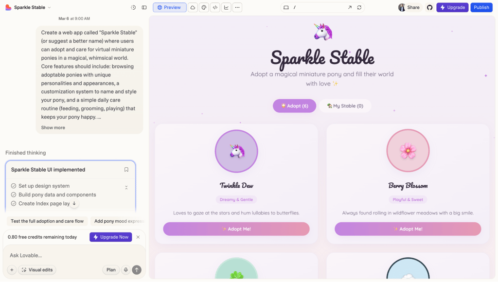 lovable-main-interface Lovable's main interface