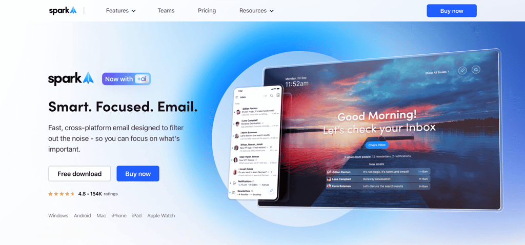 Spark's home page