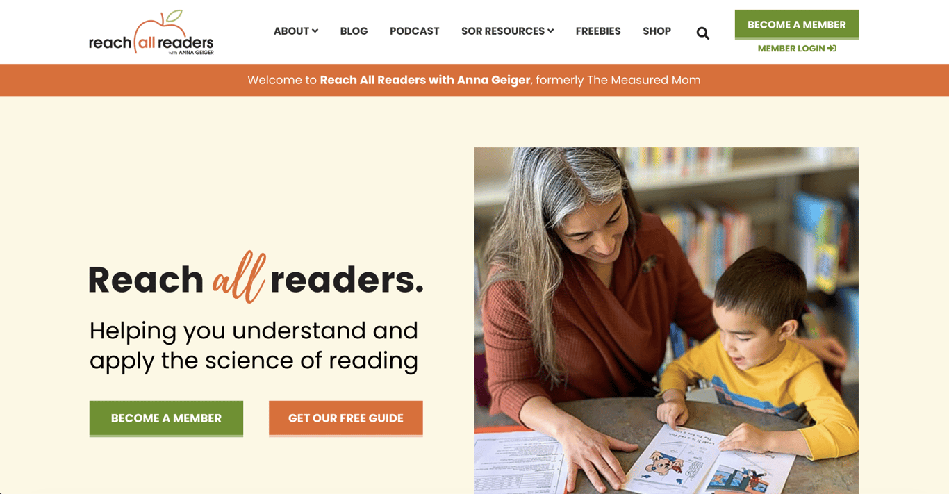 Reach All Readers landing page