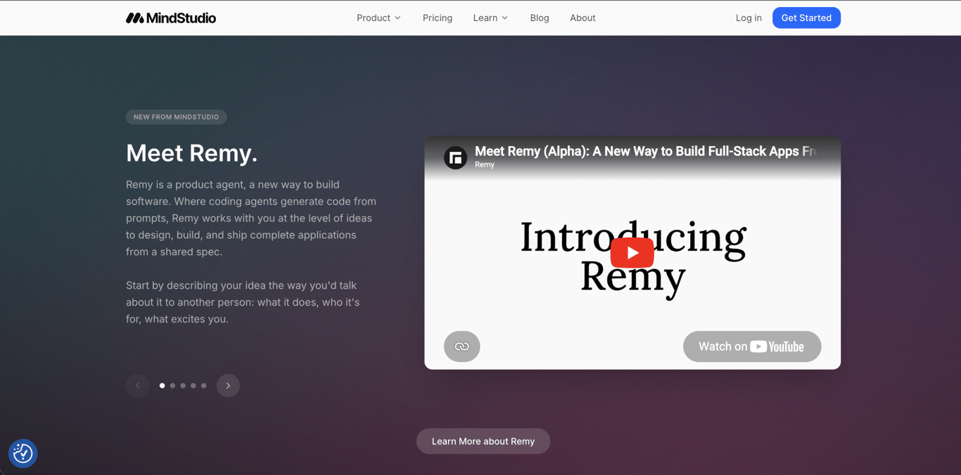 MindStudio home page