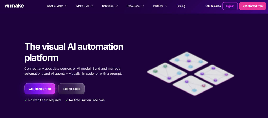 Make landing page