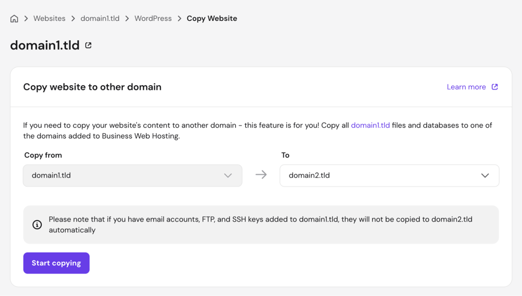 "Hostinger