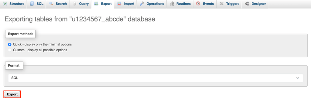 "phpMyAdmin